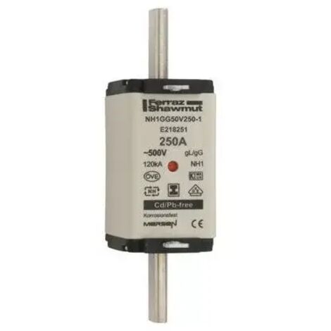 Mersen NH1GG50V250-1 Fusible 500V gl/gG 250A