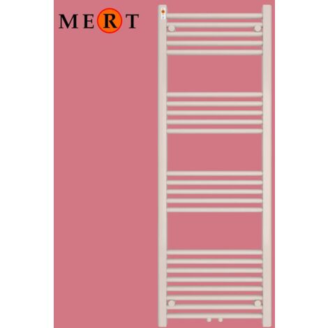 MERT Badheizkörper ROYAL, 50 x 140cm, weiss, gerade, 3 Betriebsarten möglich