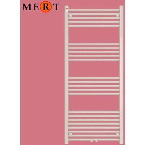 MERT Badheizkörper ROYAL, 60 x 140cm, weiss, gerade, 3 Betriebsarten möglich