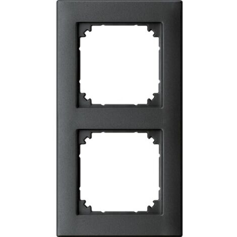 MERTEN, 1325822, 488 214 M-PLAN II-FRAME, 2 VOLTE, MONTAGGIO A INCASSO, ANTRACITE