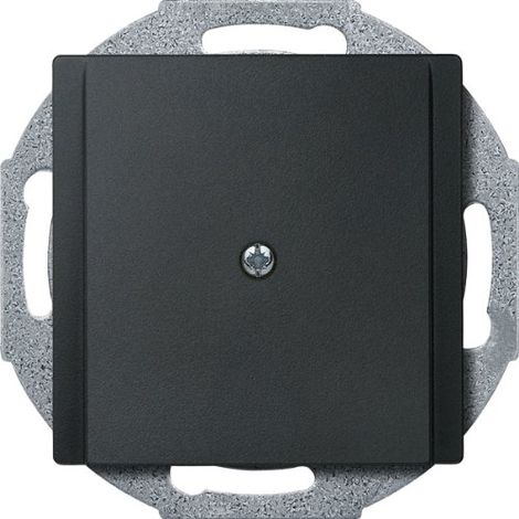 MERTEN 295614 PLAQUE CENTRALE SORTIE DE CÂBLE, ANTHRACITE, SYSTEM M