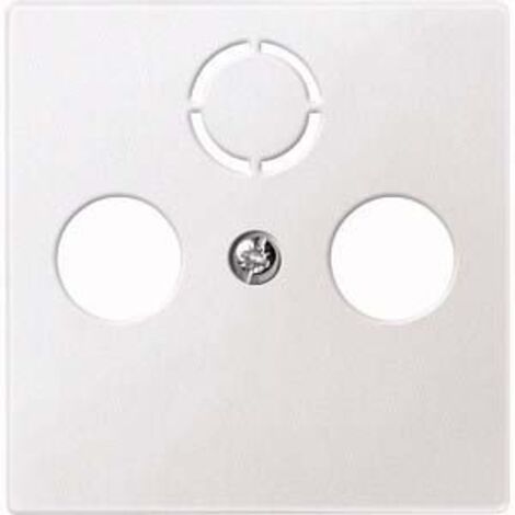 MERTEN 297519 EMBELLECEDOR PARA TOMAS TL VISION Y RADIO BLANCO MATE SISTEMA M