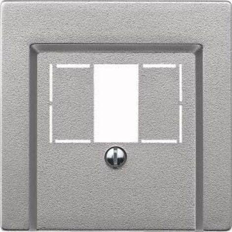 MERTEN 297960 COPERTURA PER TAE/ALTOPARLANTI/PRESE USB, ALLUMINIO, SYSTEM M