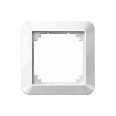 MERTEN 389119 CADRE DE 1 M, 1 COMPARTIMENT, BLANC POLAIRE BRILLANT LOT DE 10