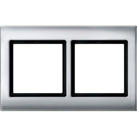 MERTEN 400260 AQUADESIGN-RAHMEN, 2FACH, ALUMINIUM