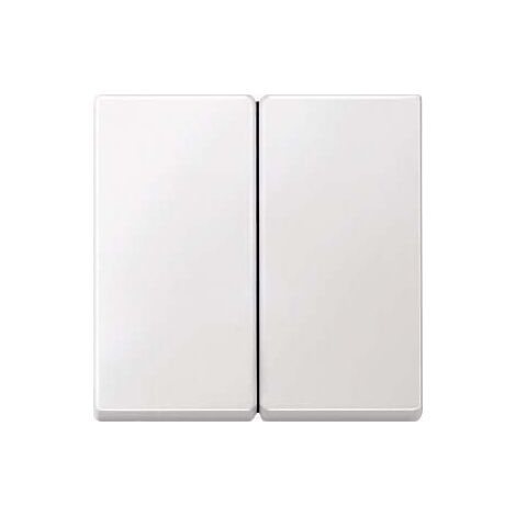 MERTEN 433519 ENJOLIVEUR DOUBLE POUR COMMANDES, BLANC MAT, SYSTEM M