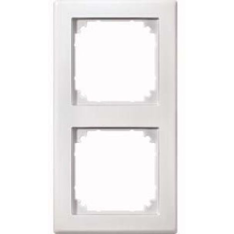 MERTEN 462219 PLACCA DI FINITURA M-SMART, 2 POSIZIONI, BIANCO OPACO