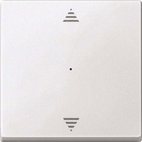 MERTEN BASCULE POUR INTERRUPTEUR MODULE 1 COMPARTIMENT  FLÈCHES/VERS, SYSTEM M, BLANC POLAIRE, MEG52150419 MEG5215-0419