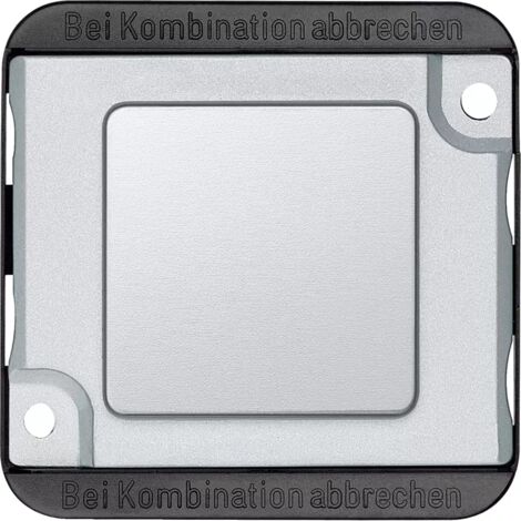 Merten Blindabdeckung, mattsilber, PANZER 392360