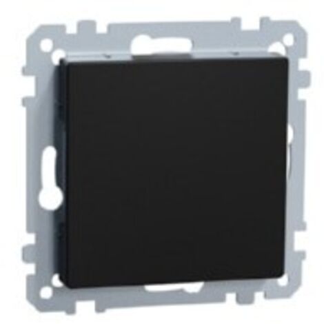 Merten Blindabdeckung schwarz matt System M