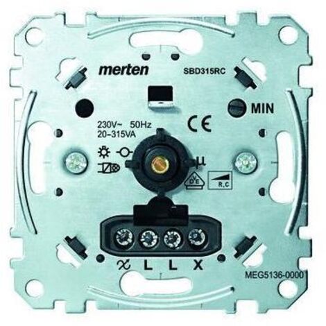 Merten Dimmer Dreh/Druckkn 20-315W kapaz MEG5136-0000 UP