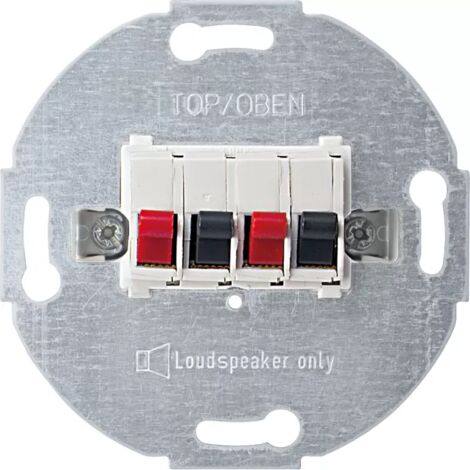 Merten Einsatz LS 2-fach polarweiß 467019 Krallen/Schraubbef