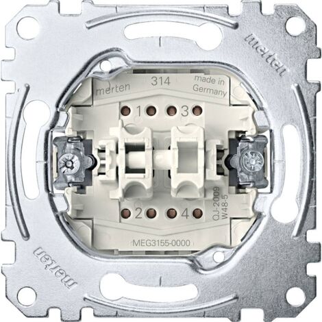 Merten Insert Double interrupteur à bascule MEG3155-0000 1 pc(s) C862121
