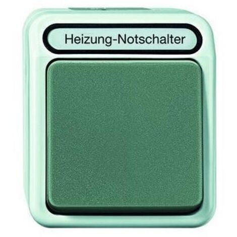 Merten Kontroll-Heizungsschalter lgr mit AQUASTAR MEG3448-8029 AP IP44 1-fach