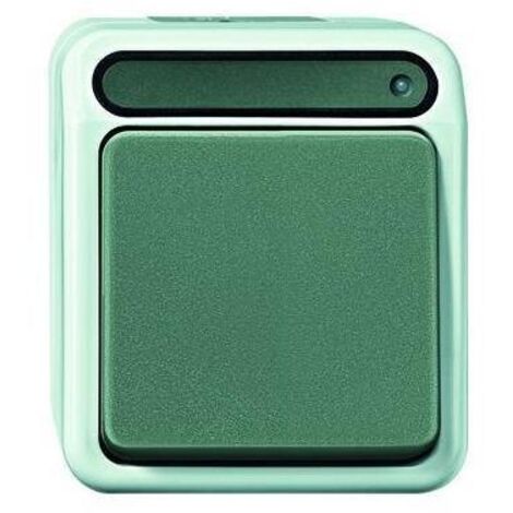 Merten Kontroll-Wechselschalter lgr mit AQUASTAR MEG3106-8029 AP IP44 1-fach