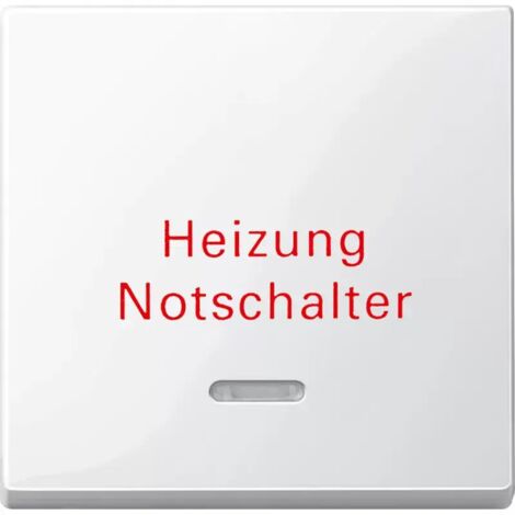 Merten Kontrollwippe Schalter polarweiß glänzend System M 435119 für Bussystem