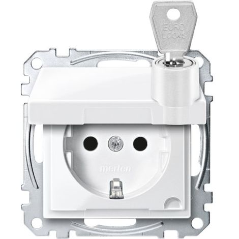 Busch-Jaeger Schuko//USB-Prise de courant studioweiß 20 EUCBUSB 84