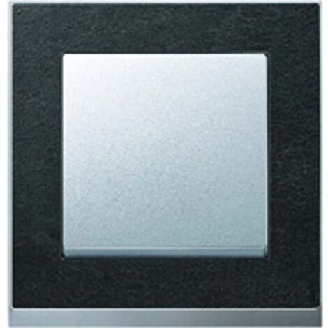 MERTEN MEG4020-3669 M-PURE CADRE DE FINITION 2 PRISES ARDOISE/ALUMINIUM