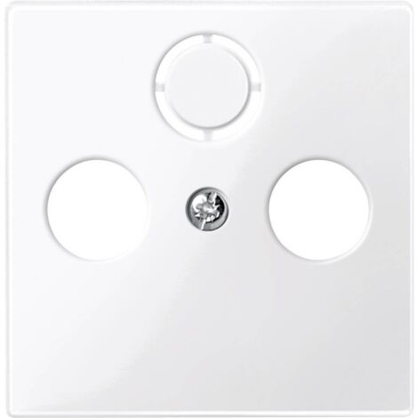 Merten Placca di copertura Presa SAT System M, 1-M, M-Smart, M-Plan, M-Creativ bianco polare lucido 296719