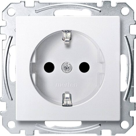 Merten Prise de courant System M blanc polaire MEG2300-0419 1 pc(s) C869321