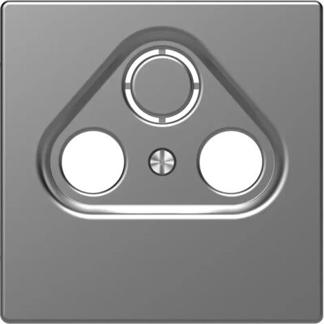 Merten Sat-Abdeckung Serie Design, edelstahl, MEG4123-6036 Merten