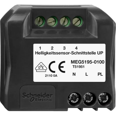 Merten Schnittstelle MEG5195-0100 transparent/polarweiss