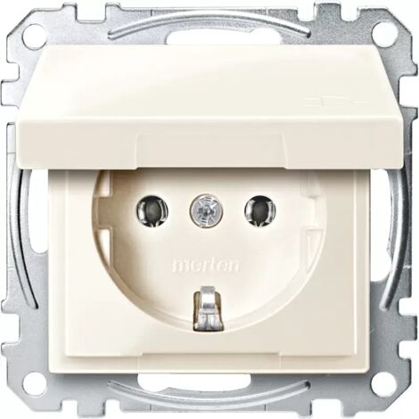 Merten SCHUKO-Steckdose MEG2311-0344 weiss glaenzend System M
