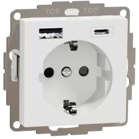 Merten Schuko Steckdose mit USB Ladegerät MEG2367-0325