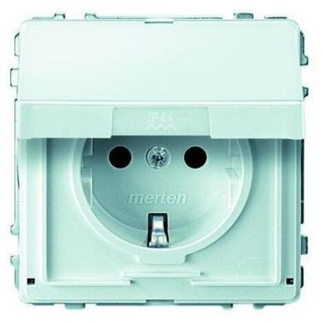 Merten SCHUKO-Steckdose pws Klappdeckel MEG2310-7219