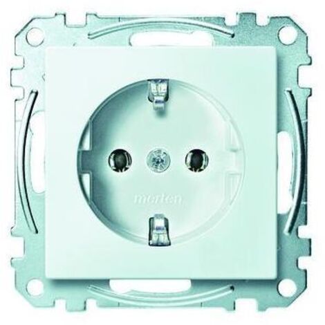 Merten SCHUKO-Steckdose pws mit Steckklemme MEG2301-0619