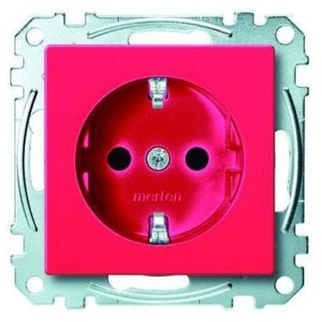 Merten SCHUKO-Steckdose rrt mit Steckklemme MEG2300-0306