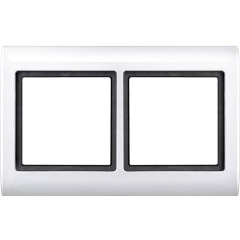 Merten Telaio di copertura Coperchio Aquadesign bianco polare 400219