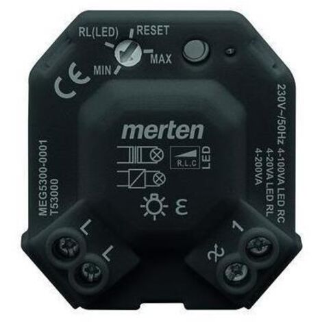 Merten Universal LED Dimmermodul, schwarz MEG5300-0001