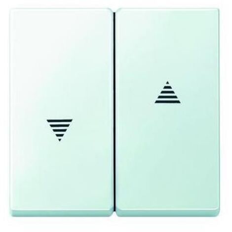 Merten Wippe 2t Jalousie polarweiß mit System M 435519 Pfeile für Bussystem