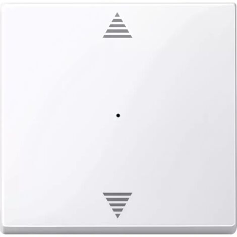 Merten Wippe für Taster-Modul 1fach (Pfeile Auf/Ab), aktivweiß glänzend, System M MEG5215-0325