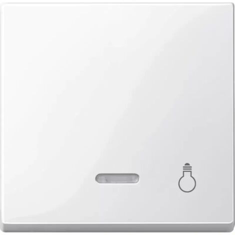 Merten Wippe Kontr.Fenster pws/gl Aufdruck Licht 435919