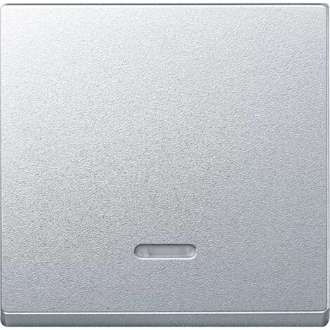 Merten Wippe mit Kontrollfenster, aluminium, System M 431060
