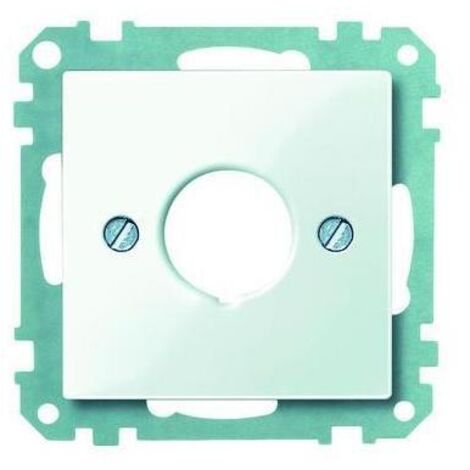 Merten Zentralplatte 393819 polarweiss glaenzend System M