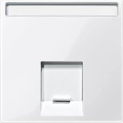 Merten Zentralplatte MEG4573-0319 polarweiss glaenzend Sys. M