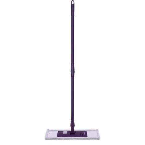 Mery Mop Bastone Mocio in Microfibra con palo, Plastica Metallo, Viola e Lilla, Medida: 140 x 45 x15 cm