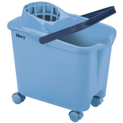 Mery seau de nettoyage bleu 14 litres avec essoreur intégré
