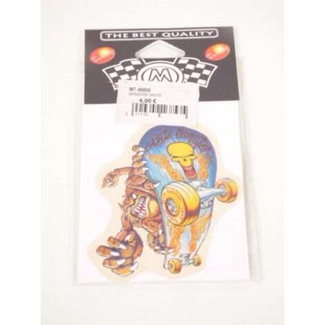 meryt aufkleber monster skate tribal totekopf für motorrad