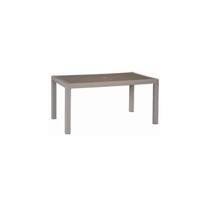 

Mesa Elegante Ratan 150X90X72Cm Taupe