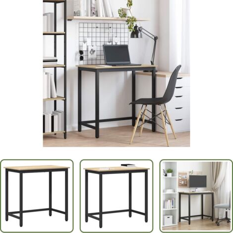 Mesa ajustable -  Mesa Roble Sonoma 100 x 50 x 76,5 cm