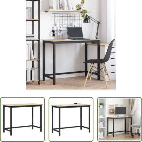 Mesa ajustable -  Mesa Roble Sonoma 80 x 50 x 76,5 cm