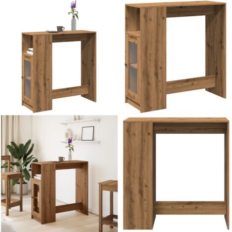 Mesa alta con estantes madera roble artisian 101x40x103,5 cm - Estantería - Madera de ingeniería