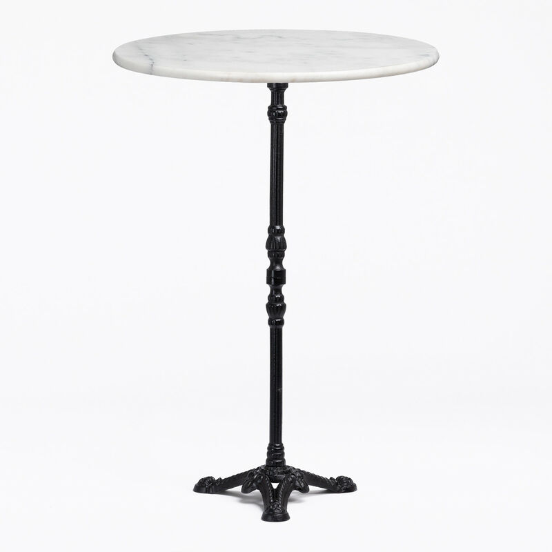 

Sklum - Mesa Alta de Bar en Mármol Lupin Slim Design Blanco