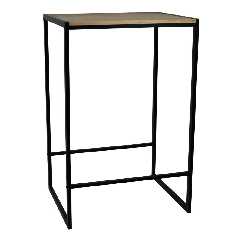 

Mesa alta de bar iCub Industrial Vintage – 60x70x107 – Negro.