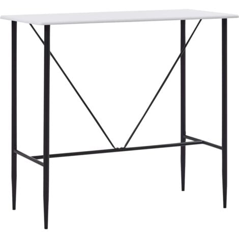 Mesa Alta de Cocina Hogar Jardín Salón Bar Comedor Bricolaje Decoración Estilo Mobiliario Muebles Bufete Tablero MDF 120x60x110 cm Multicolor