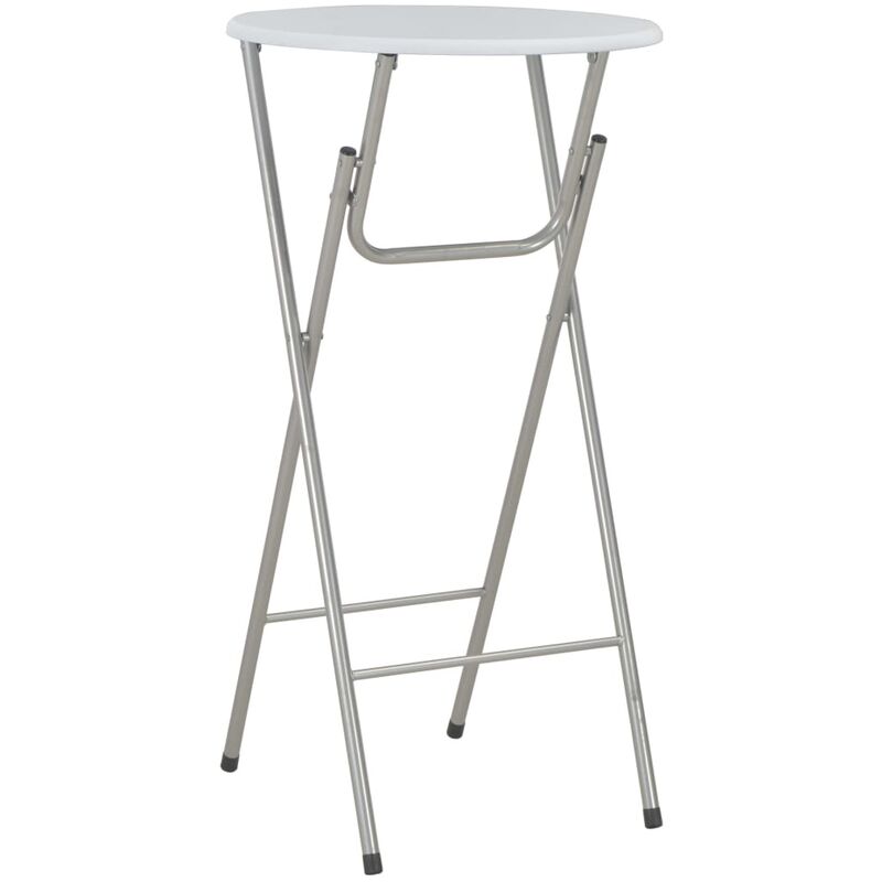 

vidaXL Mesa alta de cocina MDF blanco 60x112 cm - Blanco